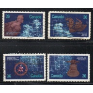 Canada Sc 1141-1144 1987 Shipwrecks stamp set used