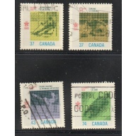 Canada Sc 1195-1198 1988 Calgary Olympics stamp set used