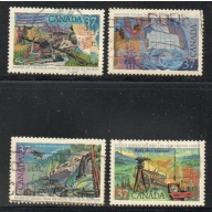 Canada Sc 1199-1202 1988 Explorers stamp set used
