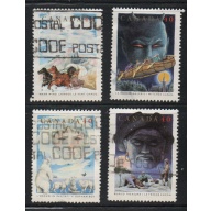 Canada Sc 1334-1337  1991 Canadian Folklore stamp set used