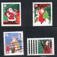 Canada Sc 1339-1342  1991 Christmas stamp set used