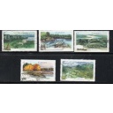Canada Sc 1511-1515 1994 Rivers stamp set used