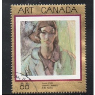 Canada Sc 1516 1994 88c Varley Painting stamp used
