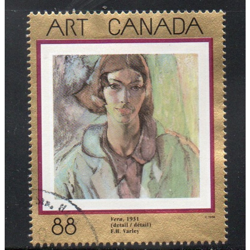 Canada Sc 1516 1994 88c Varley Painting stamp used