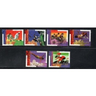 Canada Sc 1517-1522 1994 Commonwealth Games stamp set used