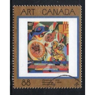 Canada Sc 1545 1995 88c Painting stamp  used