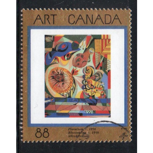 Canada Sc 1545 1995 88c Painting stamp  used