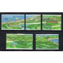 Canada Sc 1547-1551 1995 Fortress Louisbourg stamp set used