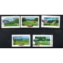 Canada Sc 1553-1557 1995 Golf Courses stamp set used