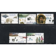 Canada Sc 1574-1578 1995 The Arctic stamp set used