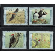 Canada Sc 1591-1594 1996 Birds stamp set used
