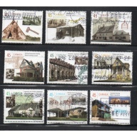 Canada Sc 1755a-i 1998 Canadian Houses stamp set used