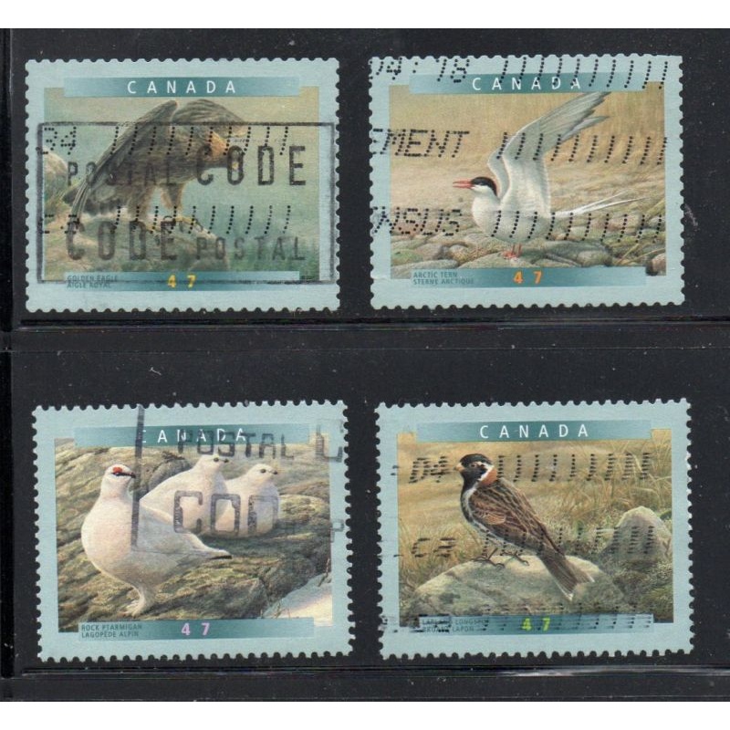 Canada Sc 1886-1890 2001 Birds stamps  set used