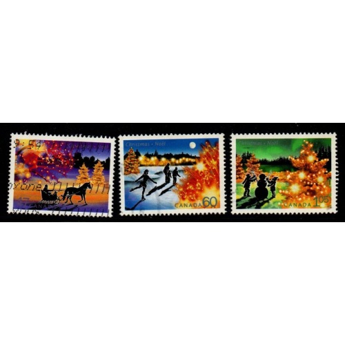 Canada Sc 1922-1924 2001  Christmas stamp set used