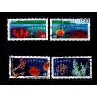 Canada Sc 1948-1951 2002 Corals stamp set used