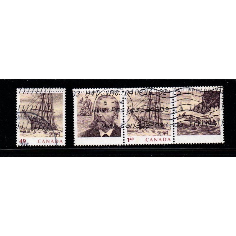 Canada Sc 2026-27  2004 Otto Sverdrup stamp set used