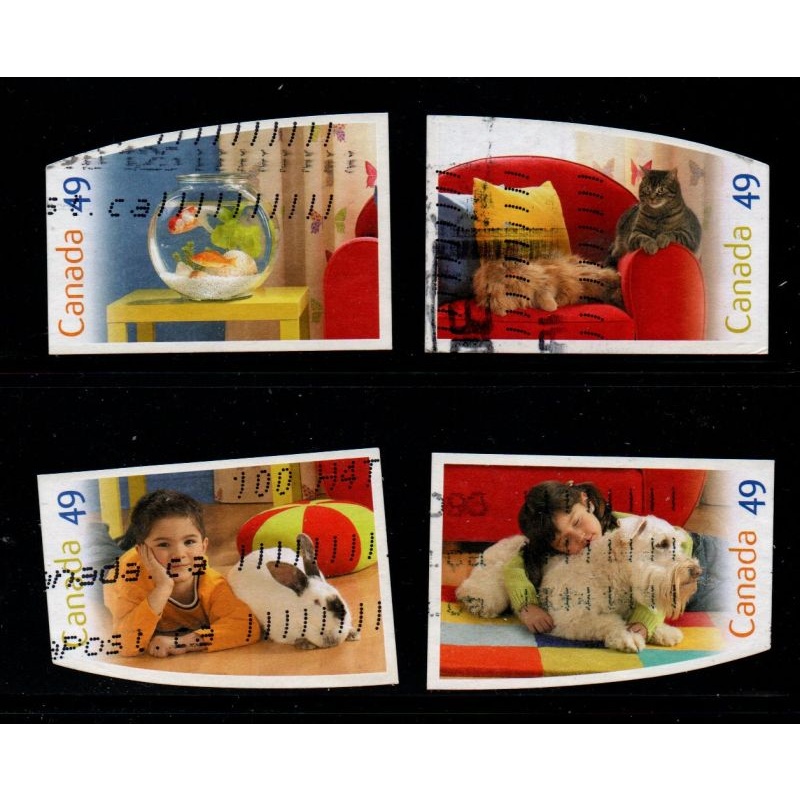 Canada Sc 2057-2060 2004 Pets stamp set used