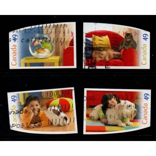 Canada Sc 2057-2060  2004  Pets stamp set used