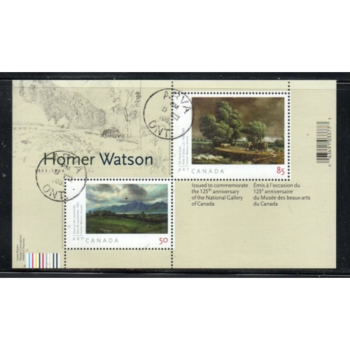 Canada Scott 2110 2005 Homer Watson Paintings stamp sheet used