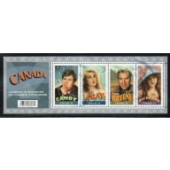 Canada Scott 2153 2005 Canadians in Hollywood stamp sheet used