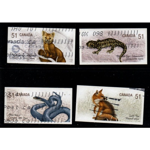 Canada Sc 2174-77 2006 Endangered Species stamp set used
