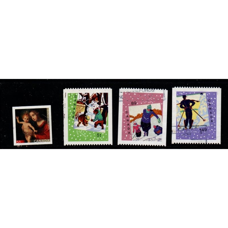 Canada Sc 2183-86 2006 Christmas stamp set used