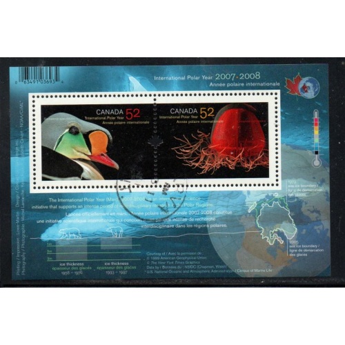 Canada Scott 2205b 2005 International Polar Year stamp sheet used