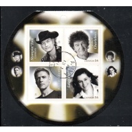 Canada Scott 2334d 2009 Recording Artists stamp booklet pane used