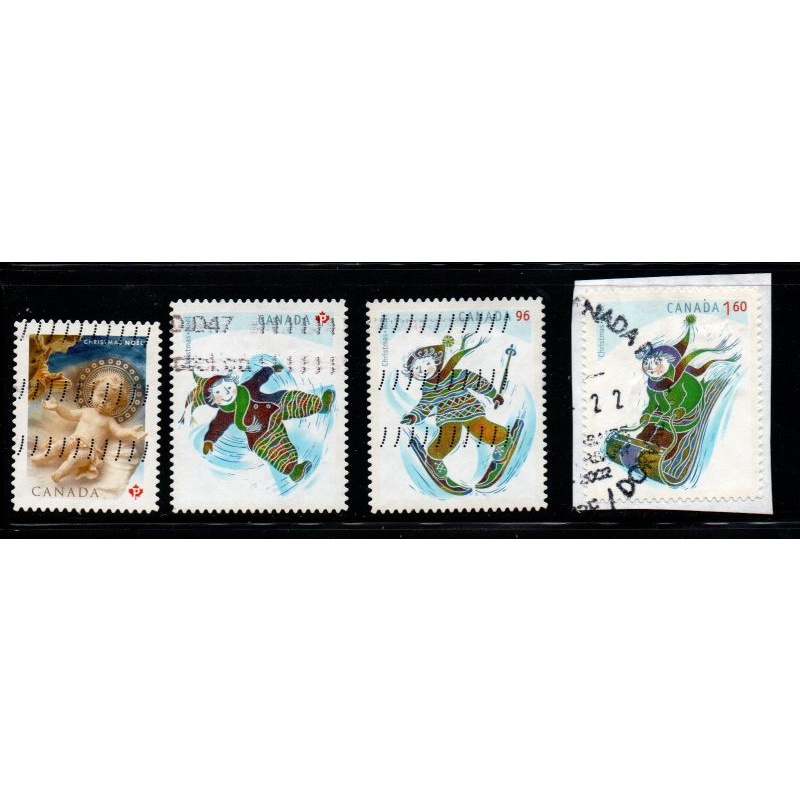 Canada Sc 2292-95 2008 Christmas stamp set used