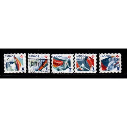 Canada Sc 2299a-2299-d 2009 Olympic Sports stamp set used