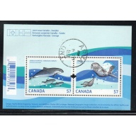 Canada Scott 2387 2010 Marine Life stamp sheet used