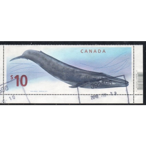 Canada Sc 2405 2010 $10 Blue Whale stamp used