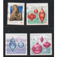 Canada Sc 2412-2415 2010 Christmas stamp set  used