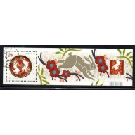 Canada Scott 2417 2011 Year of the Rabbit stamp sheet used