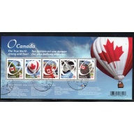 Canada Scott 2418 2011 O Canada stamp sheet used