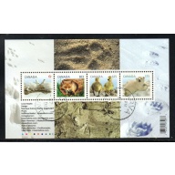 Canada Scott 2424 2011 Baby Wildlife stamp sheet used