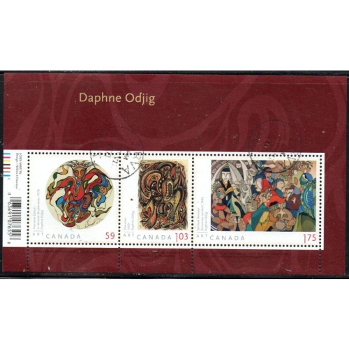 Canada Scott 2437 2011 Daphne Odjig stamp sheet used