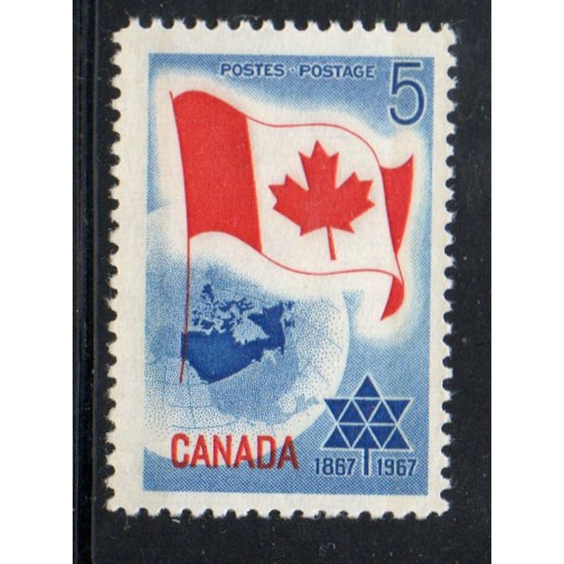 Canada Sc 453p  1967  Centennial Phosphor stamp mint NH