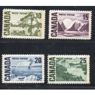 Canada Sc 462p-165p  1967  Higher Value Centennial Phosphor stamp set mint NH