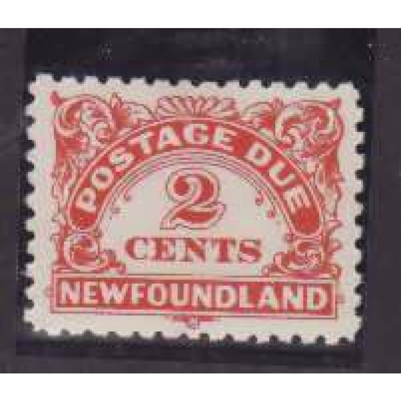 Newfoundland-Sc#J2- id70-unused LH og 2c Postage Due-1939-perf 10-10.5