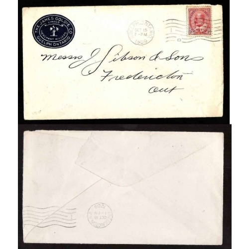 Canada-cover #14213–2c ad-James S Goldie Co-Guelph Ontario-Oct 15 1909