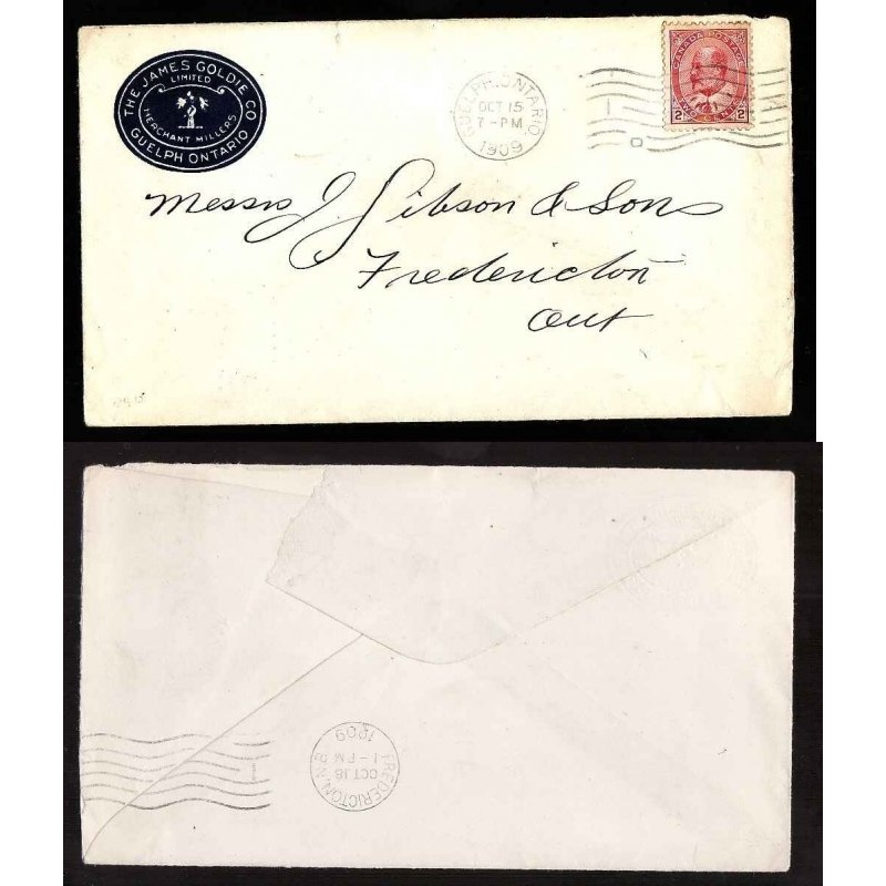 Canada-cover #14213–2c ad-James S Goldie Co-Guelph Ontario-Oct 15 1909