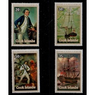 Cook Islands Sc 510-513 1979 Capt. Cook stamp set mint NH