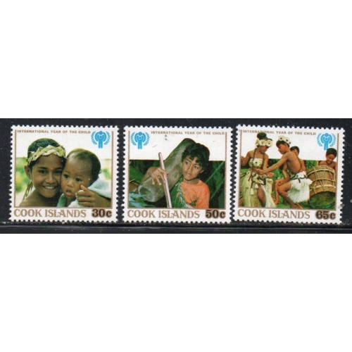 Cook Islands Sc 529-531 1979 Year of the Child stamp set mint NH