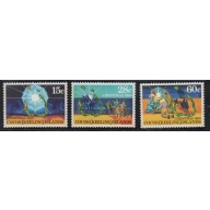 Cocos(Keeling) Islands Sc 53-55 1980 Christmas stamp set mint NH