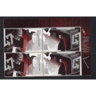 Canada Sc 1920a 2001 Theatres UR Inscription  Block of 4 mint NH