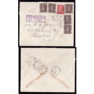 Canada-#8979-2c(5)+3c KGV Medallion reg'd-York County-Toronto , Ont