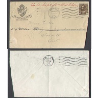 Canada-cover #5322-3c-Simcoe Cty-Orillia,Ont-Mar 17 1920-Gladstone Hotel , Wm Fisher , proprietor