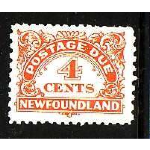 Newfoundland-Sc#J4- id17-unused NH 4c Postage Due-1939-