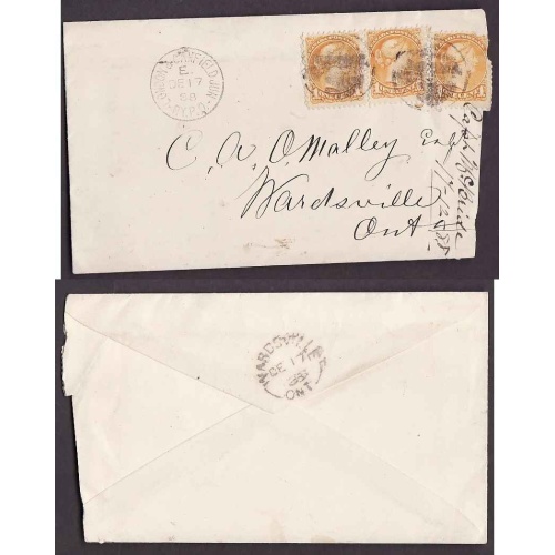 Canada-cover #5455-1c(3)- London & Canfield Jun / RYPO [ O 141 RF 205 ] - Dec 17